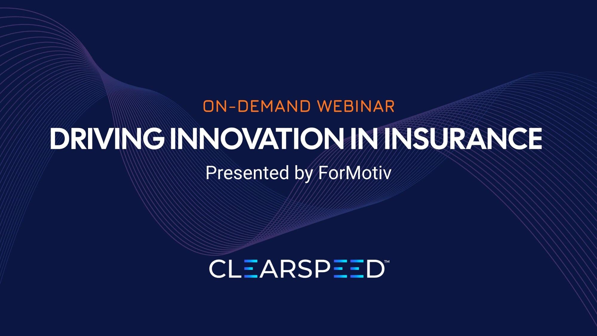 Driving innovation in insurance
