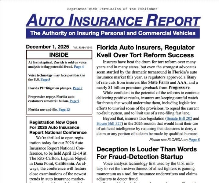 Auto Insurance Report