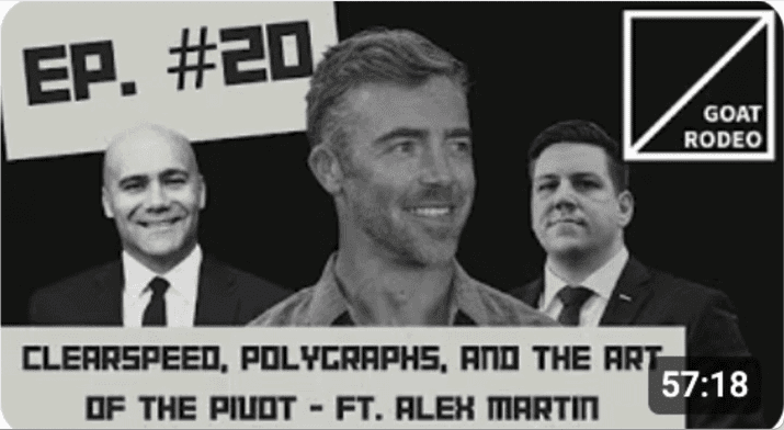 Goat Rodeo podcast featuring CEO Alex Martin